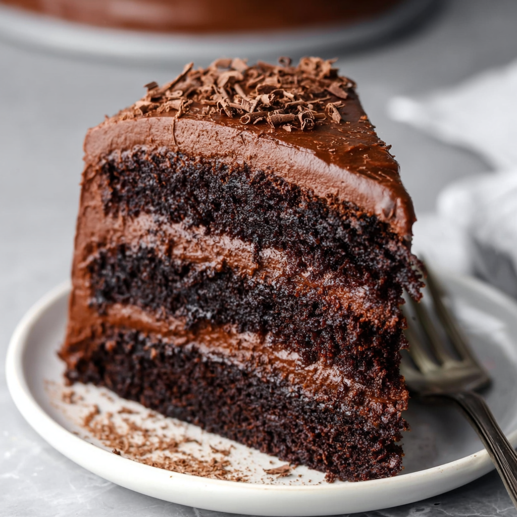 The Ultimate Chocolate Layer Cake with Chocolate Fudge Frosting
