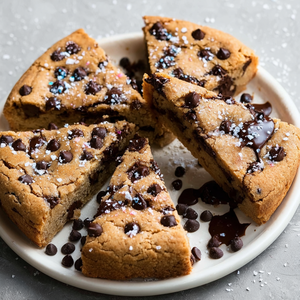Giant Chocolate Chip Cookie Cake (Better Than The Mall)