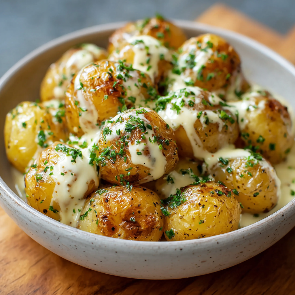Creamy Garlic Sauce Baby Potatoes: The Ultimate 20-Minute Side Dish