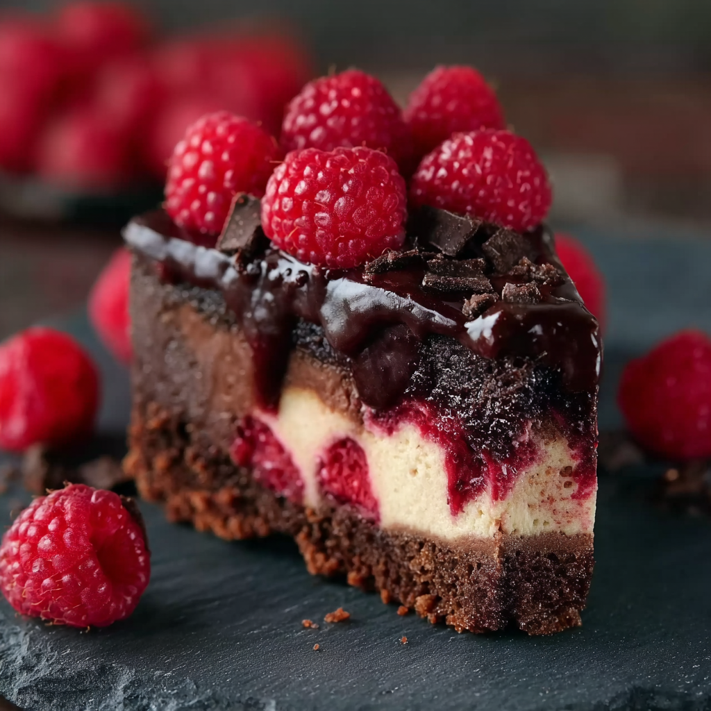 Dark Chocolate Raspberry Cheesecake: Decadence Defined