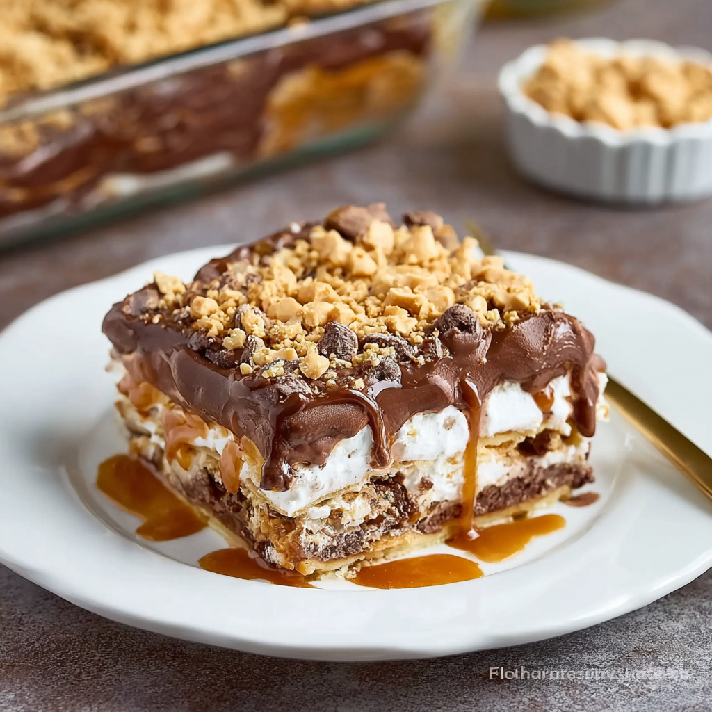 Peanut Butter Crunch Lasagna: The Ultimate No-Bake Layered Dessert