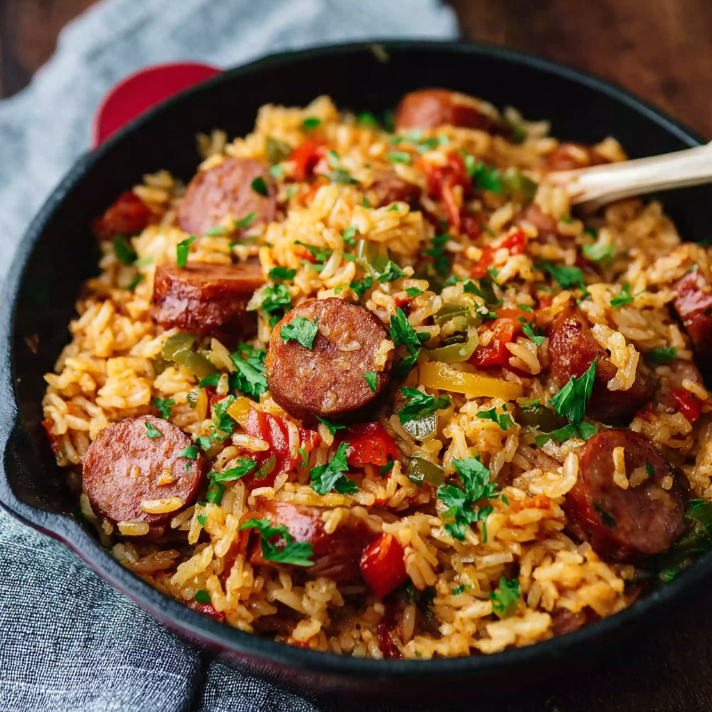 Sausage and Rice Skillet: The 30-Minute One-Pan Wonder