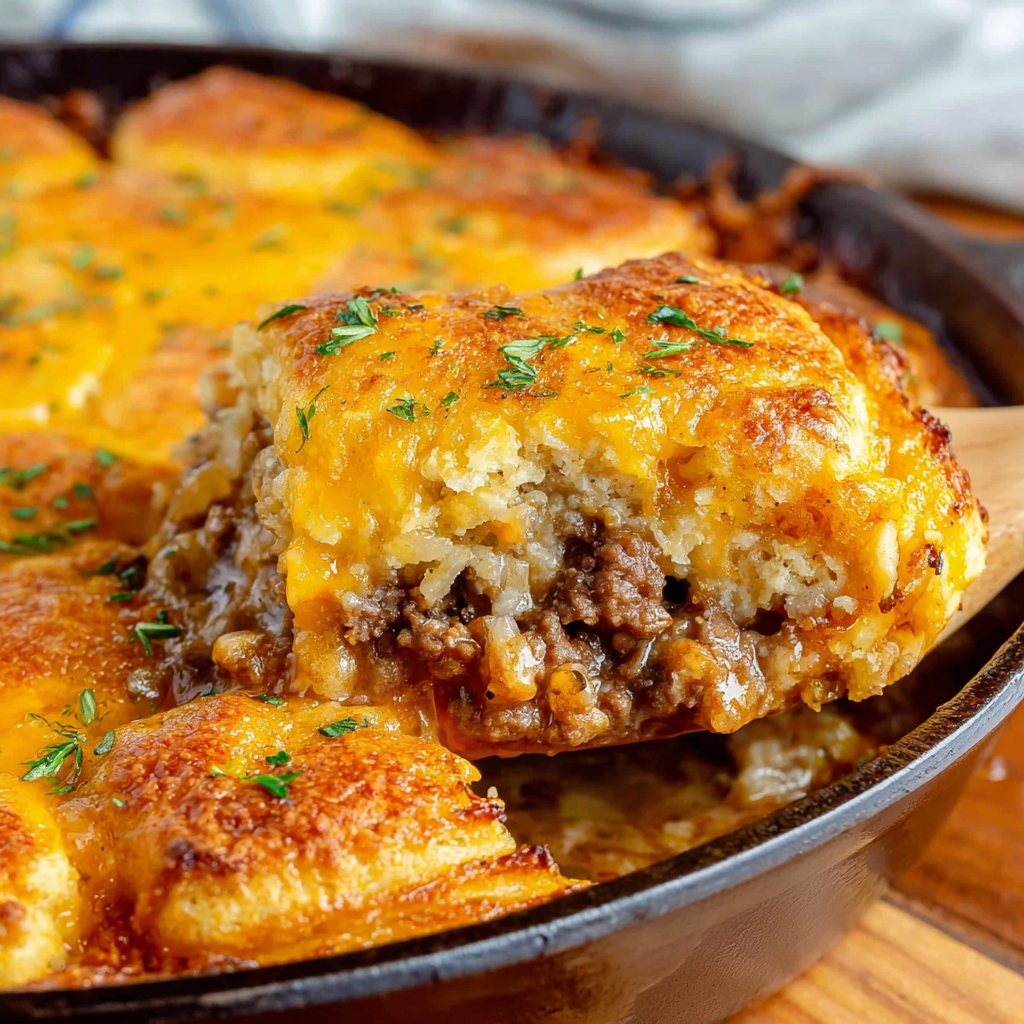 Cheddar Bay Ground Beef Cobbler: The Ultimate Comfort Mashup