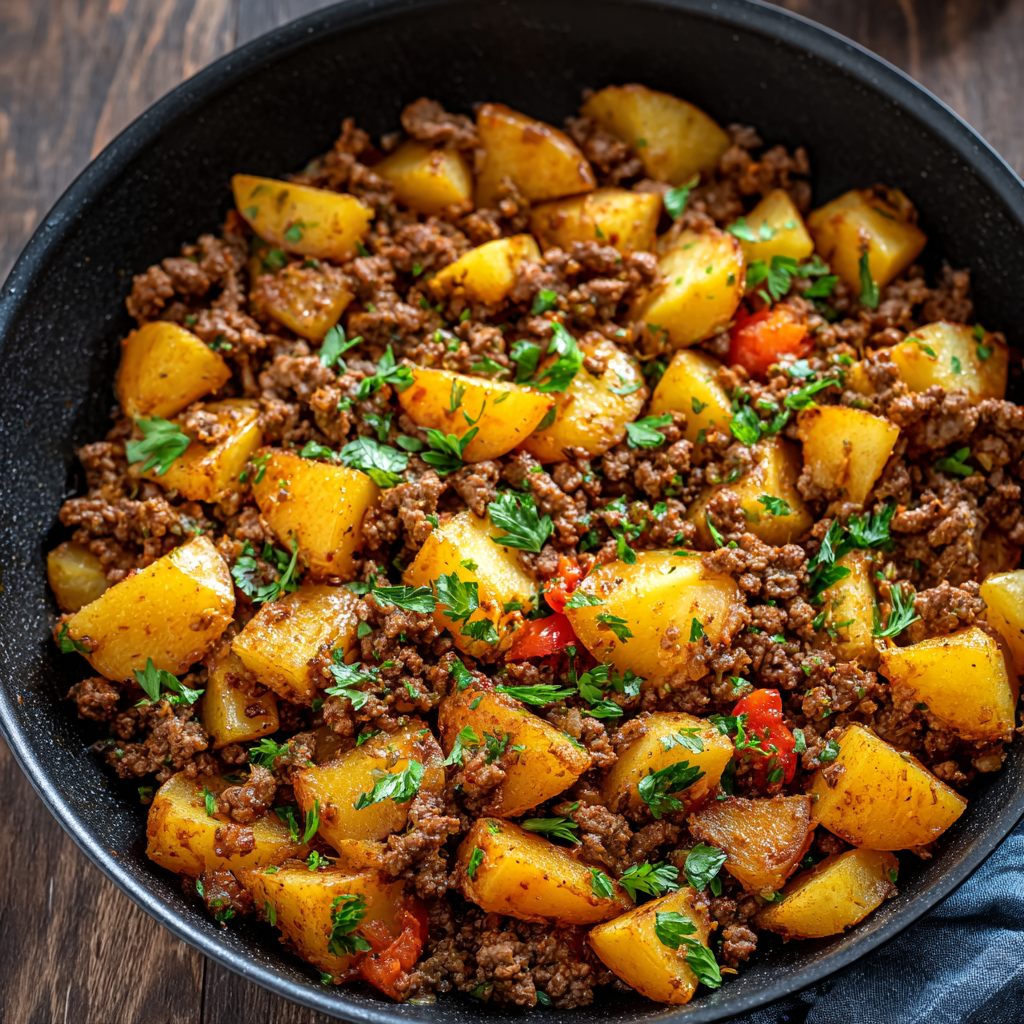 Ground Beef and Potatoes: The Ultimate One-Pan Comfort Skillet