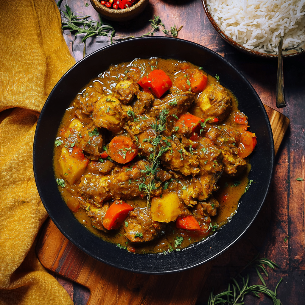 Authentic Jamaican Curry Chicken: The Golden Standard of Caribbean Cuisine