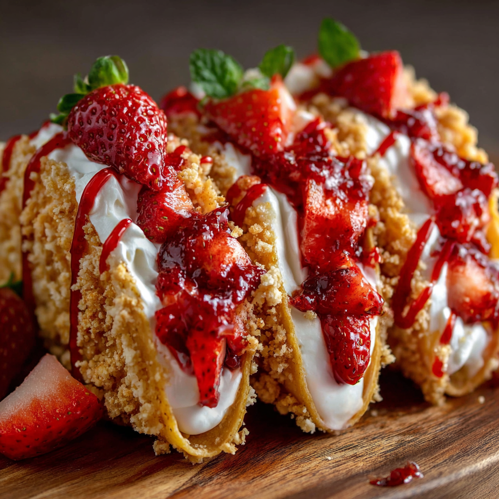 Strawberry Crunch Cheesecake Tacos: The Science of Texture and Nostalgia