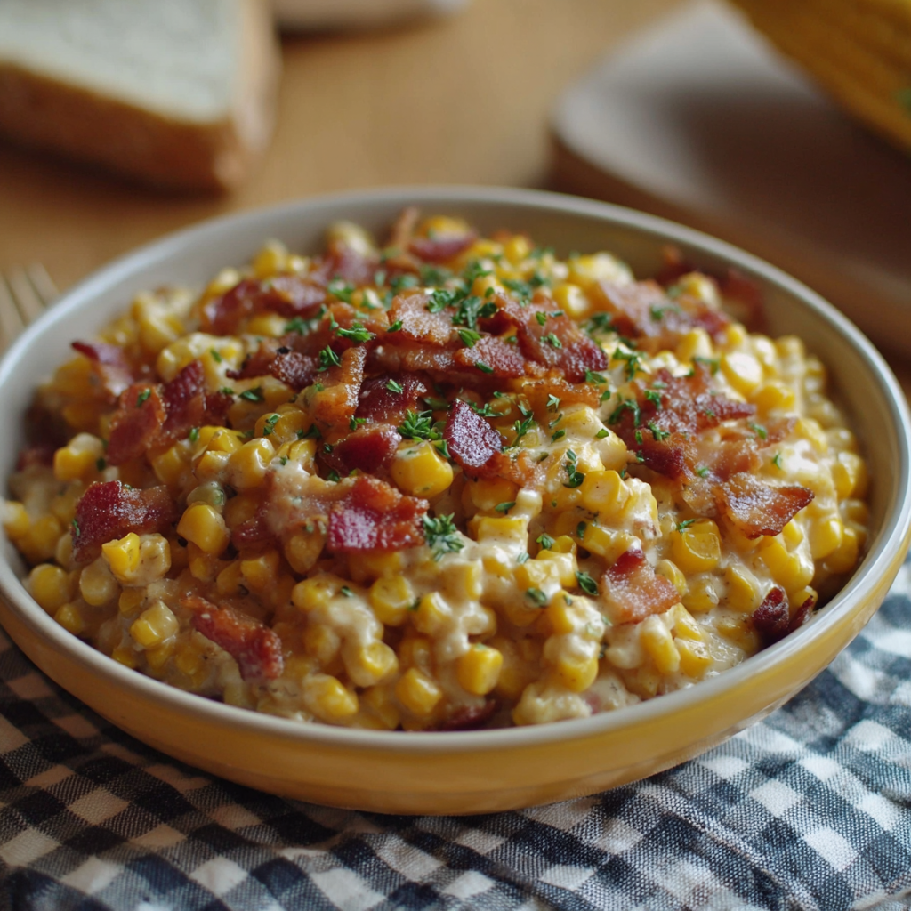 Slow Cooker Cheddar Corn with Bacon: The Science of High-Umami Side Dishes