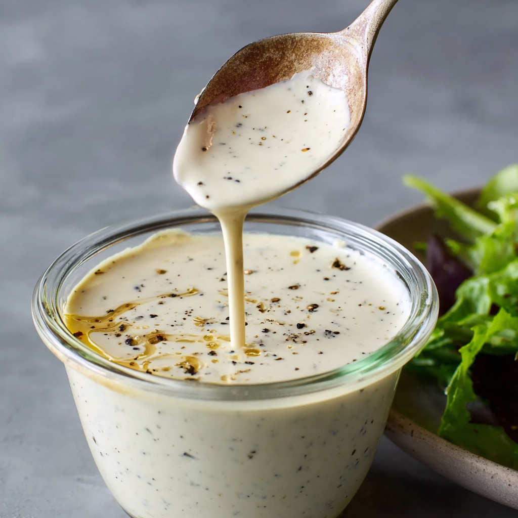 Creamy Parmesan Peppercorn Dressing: The Science of the &#8220;Sharp&#8221; Emulsion