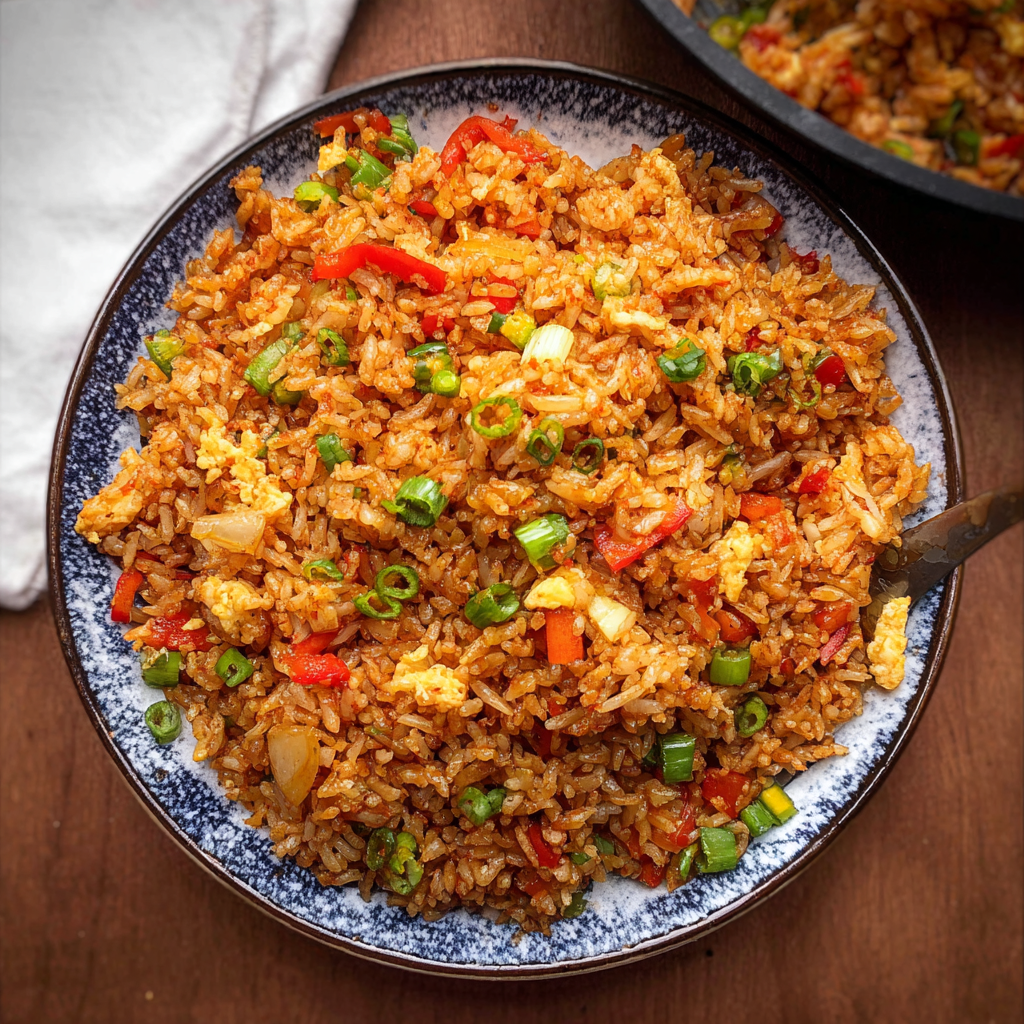 Spicy Chilli Garlic Fried Rice: The Science of High-Heat Aromatic Infusion