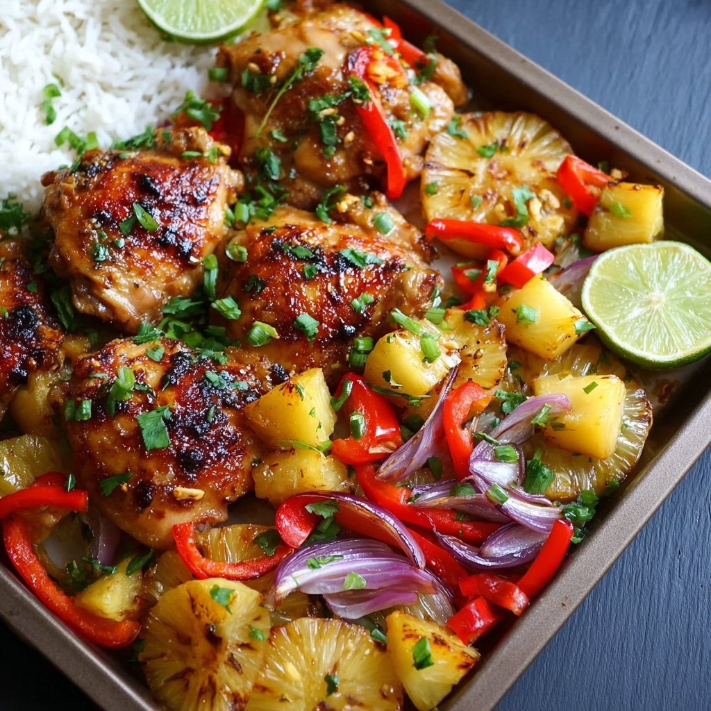 Hawaiian Baked Sheet Pan Chicken: The Science of Tropical Caramelization