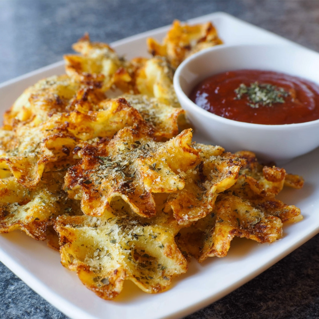 Crispy Oven-Baked Pasta Chips: The Science of &#8220;Starch Dehydration&#8221;
