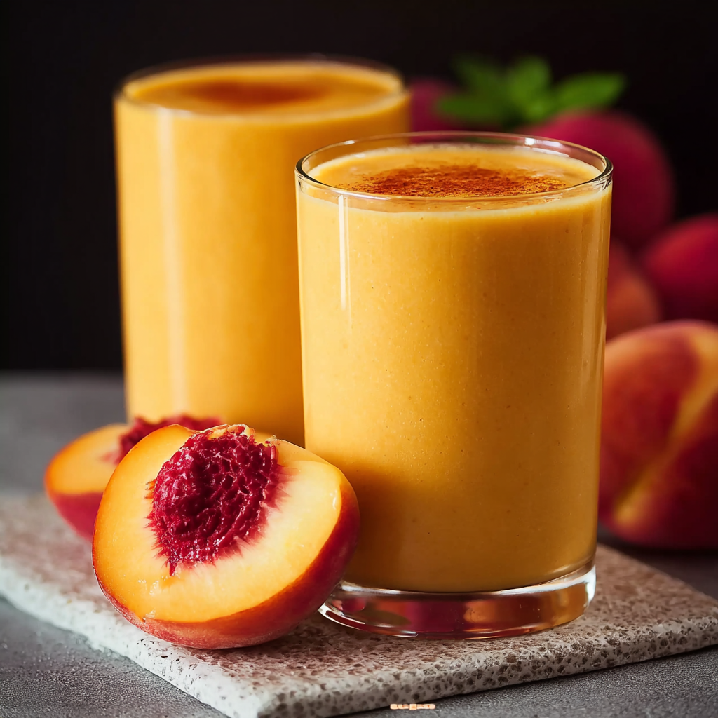 Creamy Frozen Peach Smoothie: The Science of &#8220;Cryogenic&#8221; Viscosity
