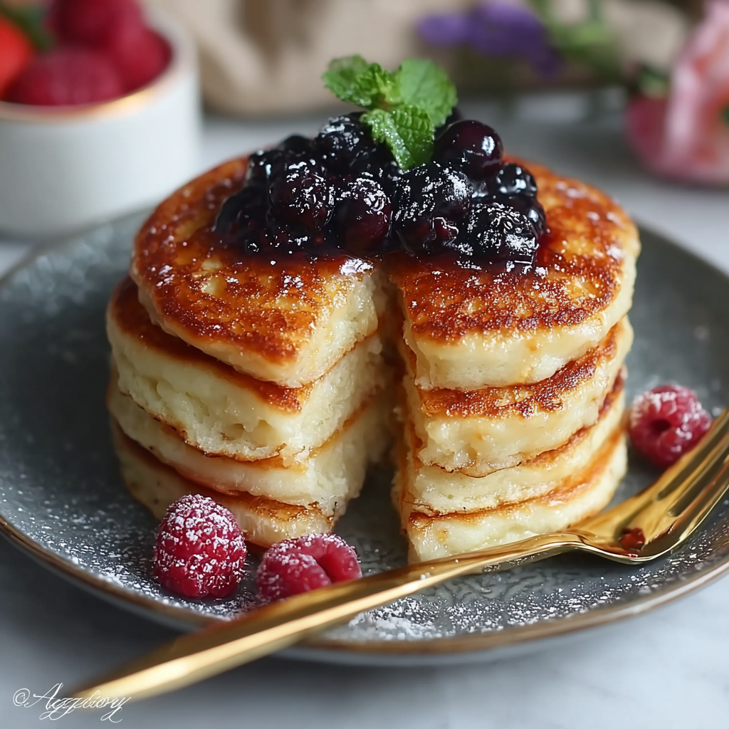 Pancakes Ultra Moelleux au Fromage Blanc : La Science de la Structure Alvéolaire
