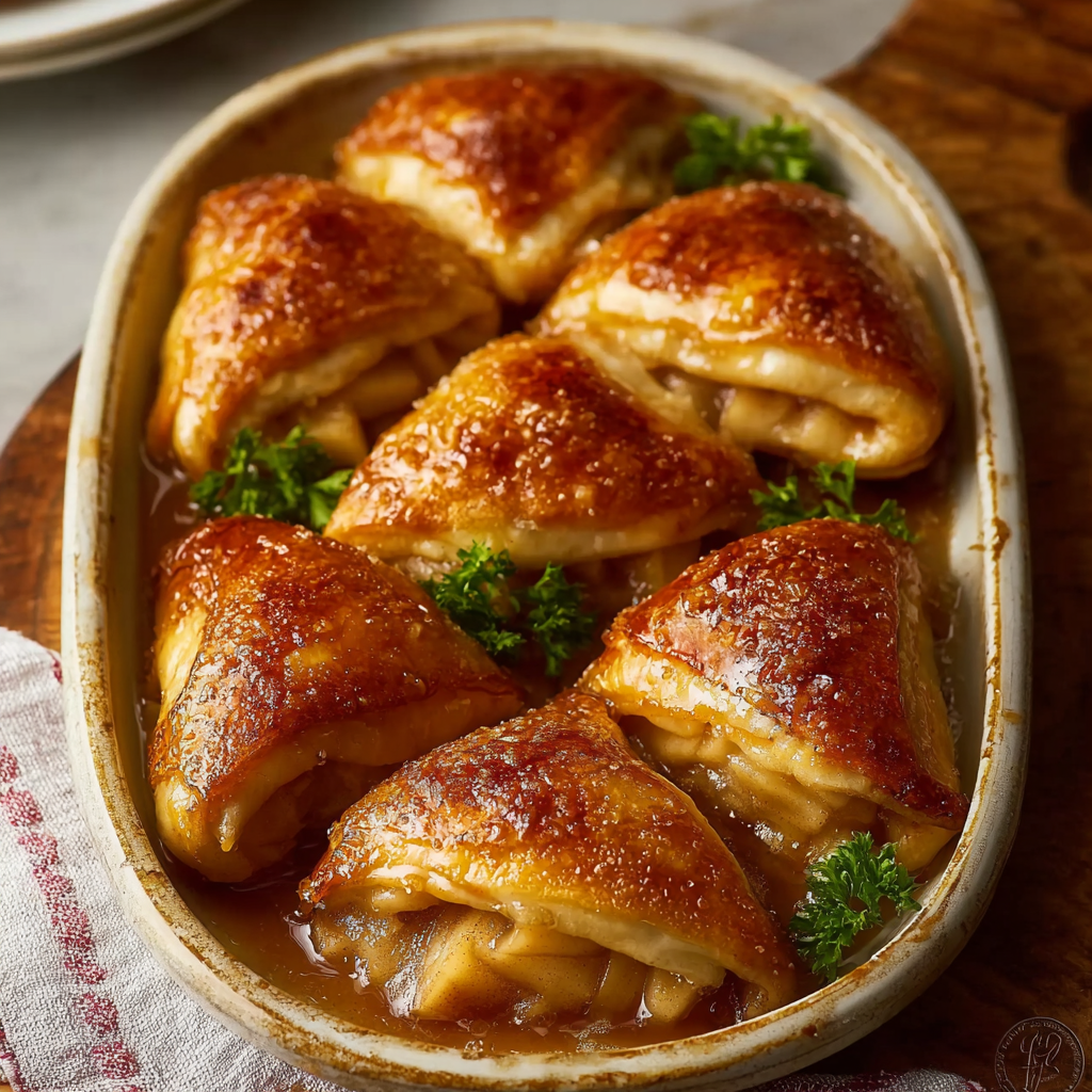 Easy Puff Pastry Apple Dumplings: The Science of &#8220;Steam-Pocket&#8221; Expansion