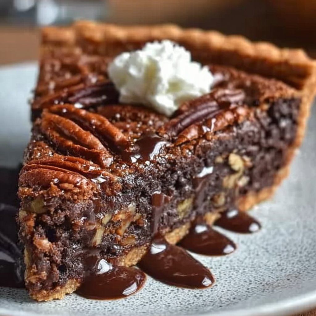 Ultimate Brownie Pecan Pie: The Science of &#8220;Density Layering&#8221;
