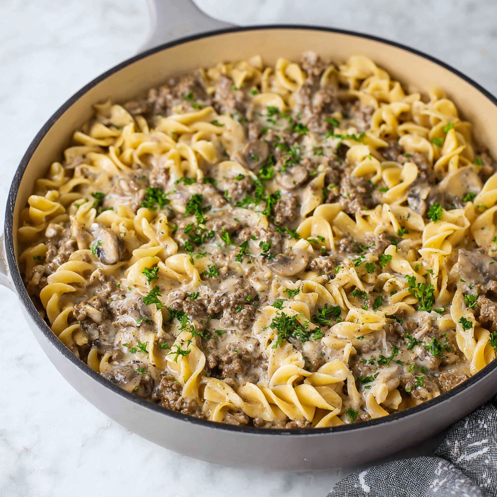 30-Minute Ground Beef Stroganoff: The Science of &#8220;Fast-Acting&#8221; Umami