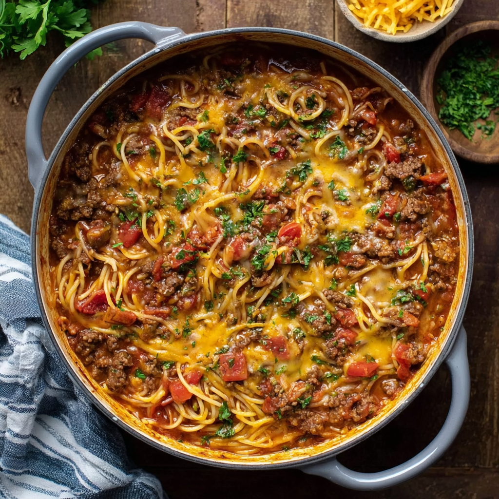 One Pot Cowboy Spaghetti: The Science of &#8220;Single-Vessel&#8221; Starch Management