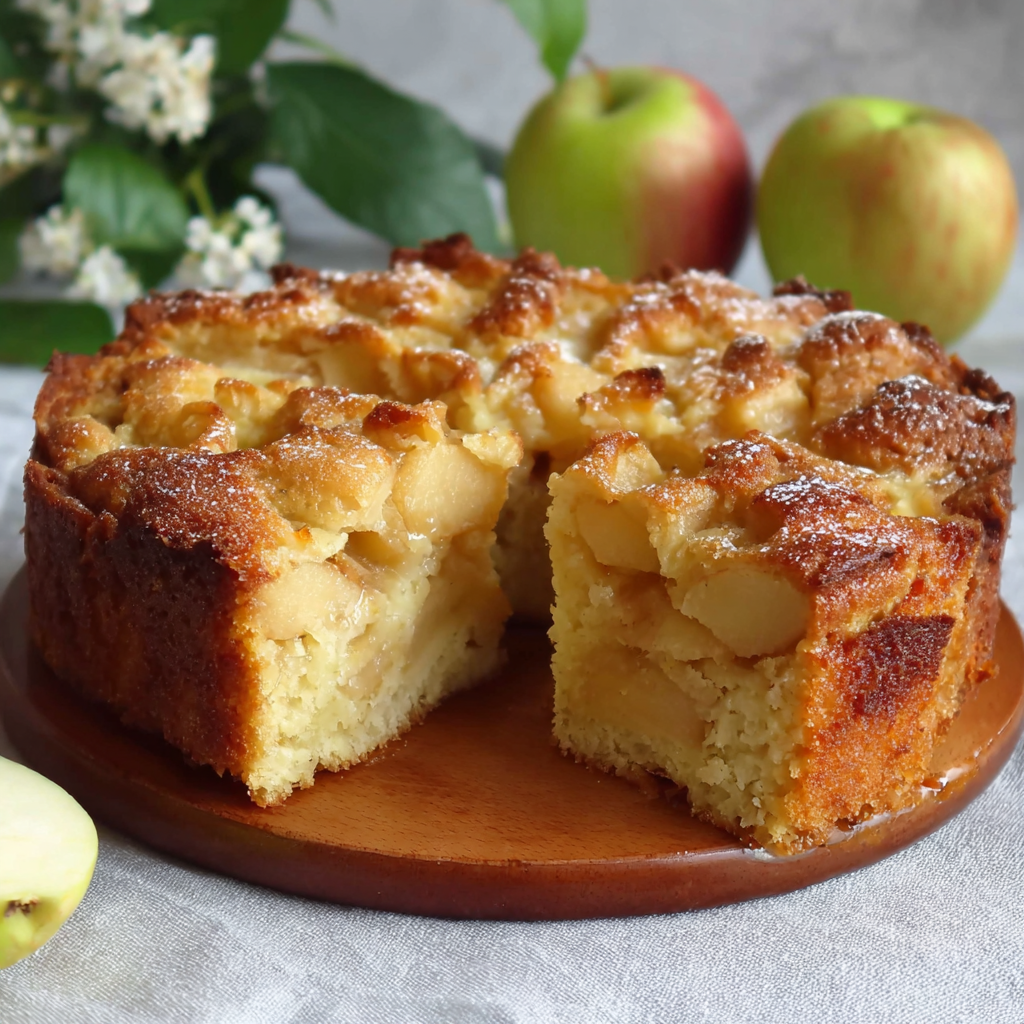 Grandma&#8217;s Classic French Apple Cake: The Science of &#8220;High-Inclusion&#8221; Crumb