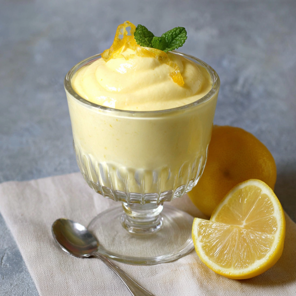 Fresh Lemon Mousse