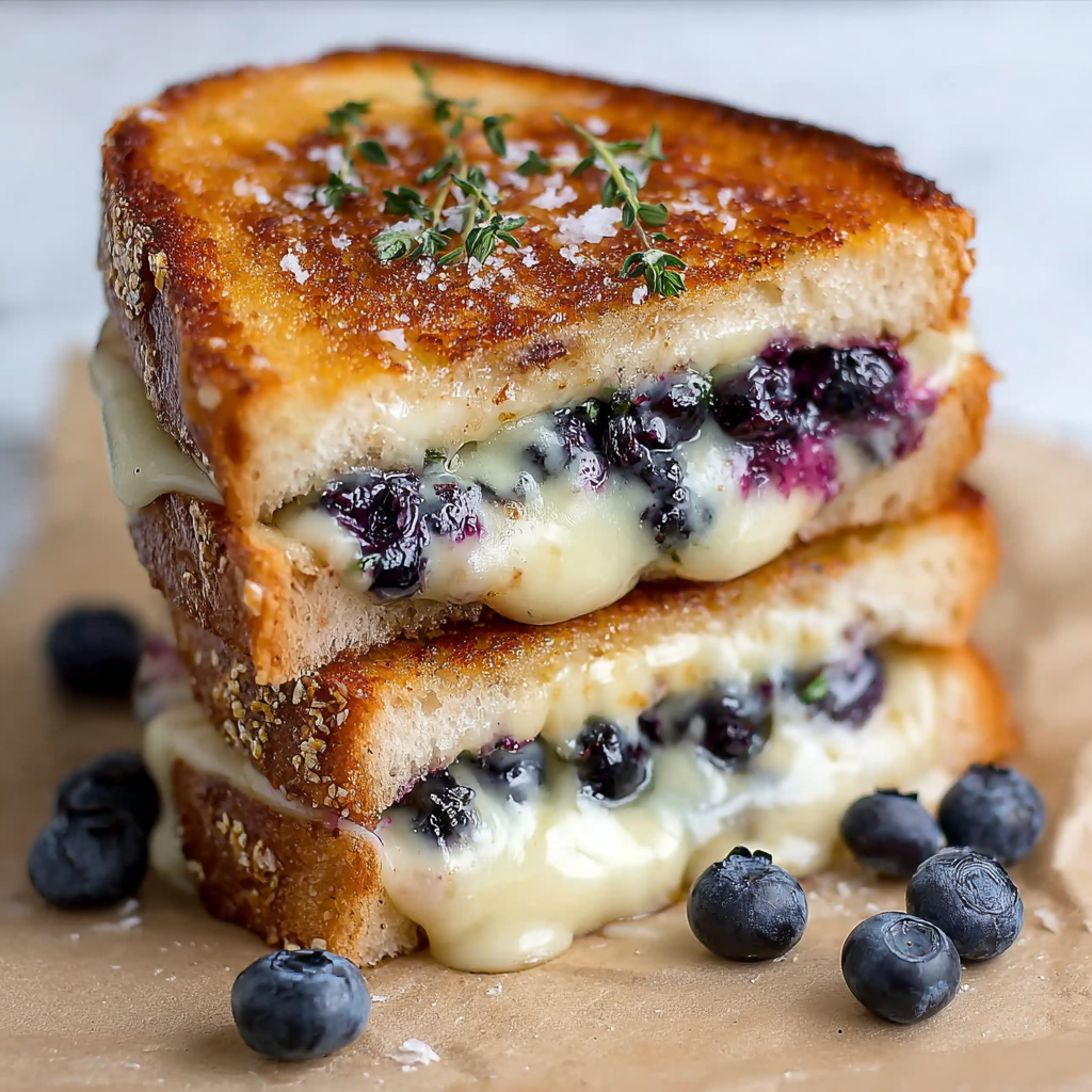 Blueberry Grilled Cheese (Sweet, Savory &#038; Totally Unexpected)