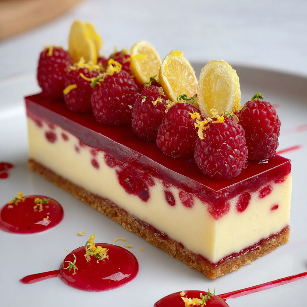 Raspberry Lemon Cheesecake (Creamy, Tangy &#038; Bakery-Style Perfection)