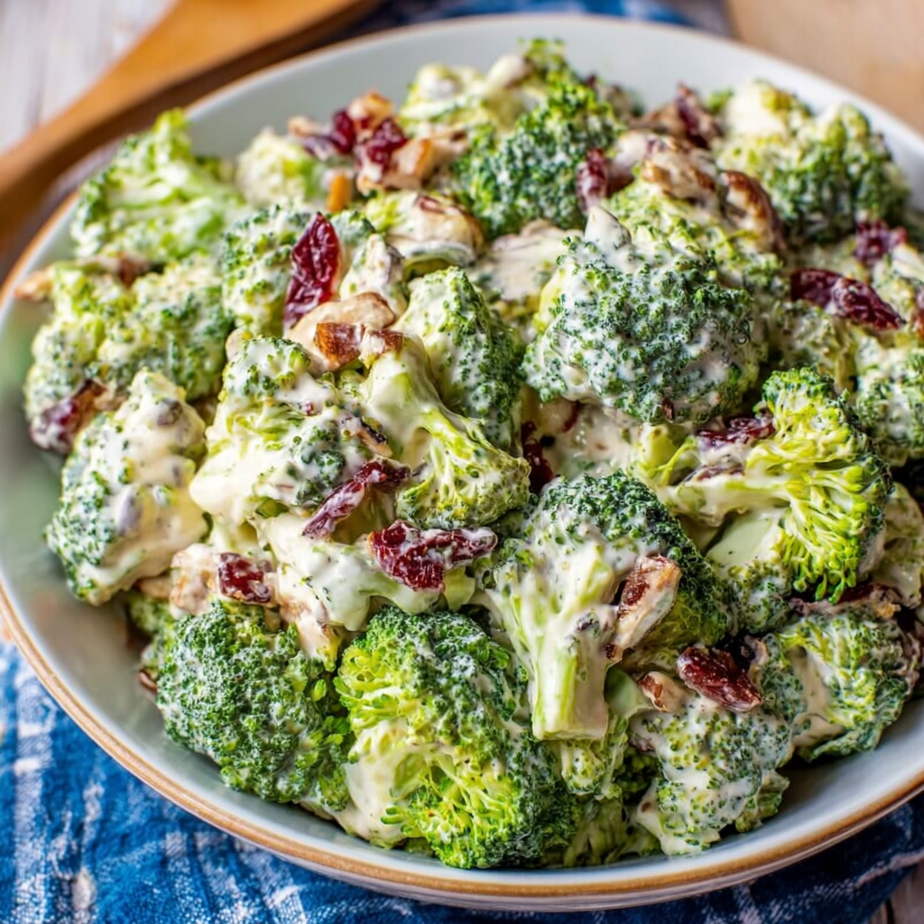 Creamy Broccoli Salad – Fresh, Crunchy &#038; Ready in 15 Minutes