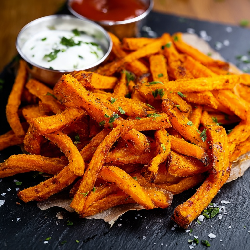 Air Fryer Sweet Potato Fries Recipe: Crispy Outside, Tender Inside &#038; Ready in 20 Minutes