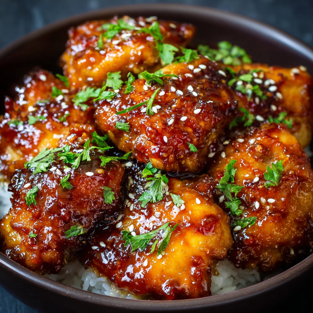 Honey Garlic Chicken – Easy, Sticky &#038; Flavorful Dinner Recipe