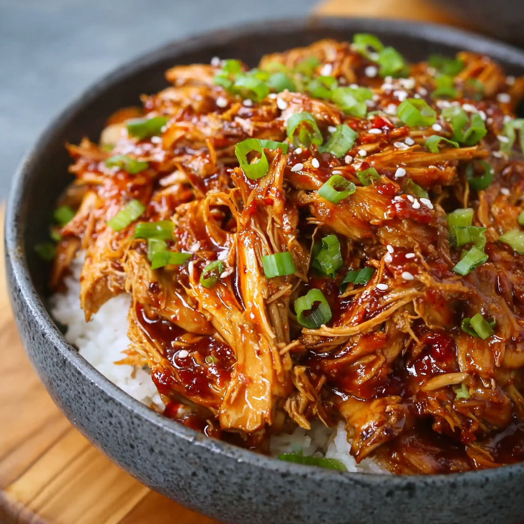Slow Cooker Korean BBQ Chicken: Sweet, Savory &#038; Effortlessly Tender