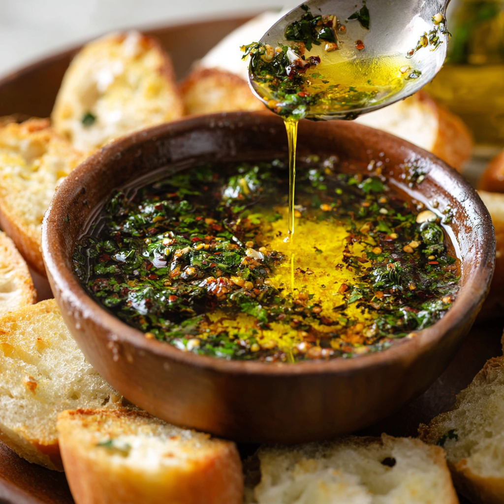 Bread Dipping Oil (Huile pour Tremper le Pain): A Simple, Flavorful Mediterranean Classic