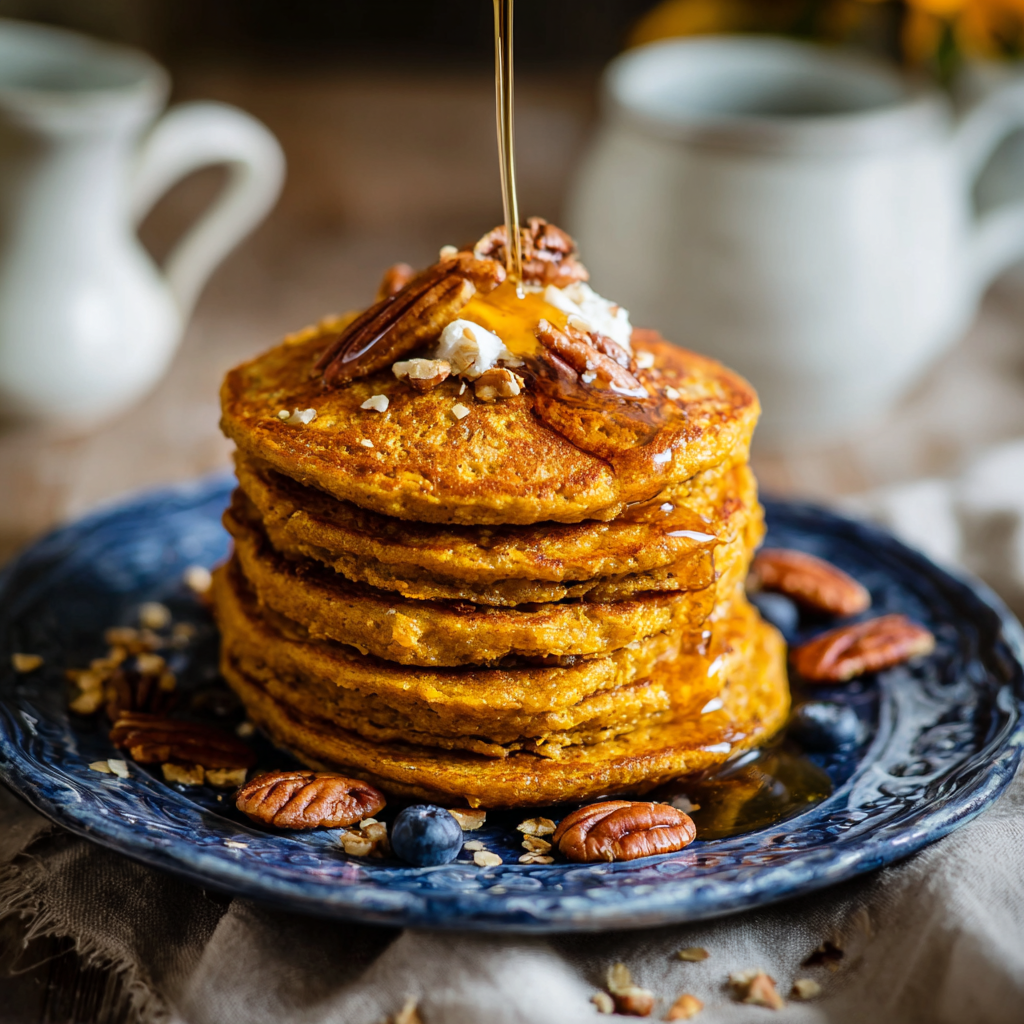Healthy Pumpkin Oatmeal Pancakes: A Nutritious, Fluffy Breakfast Favorite