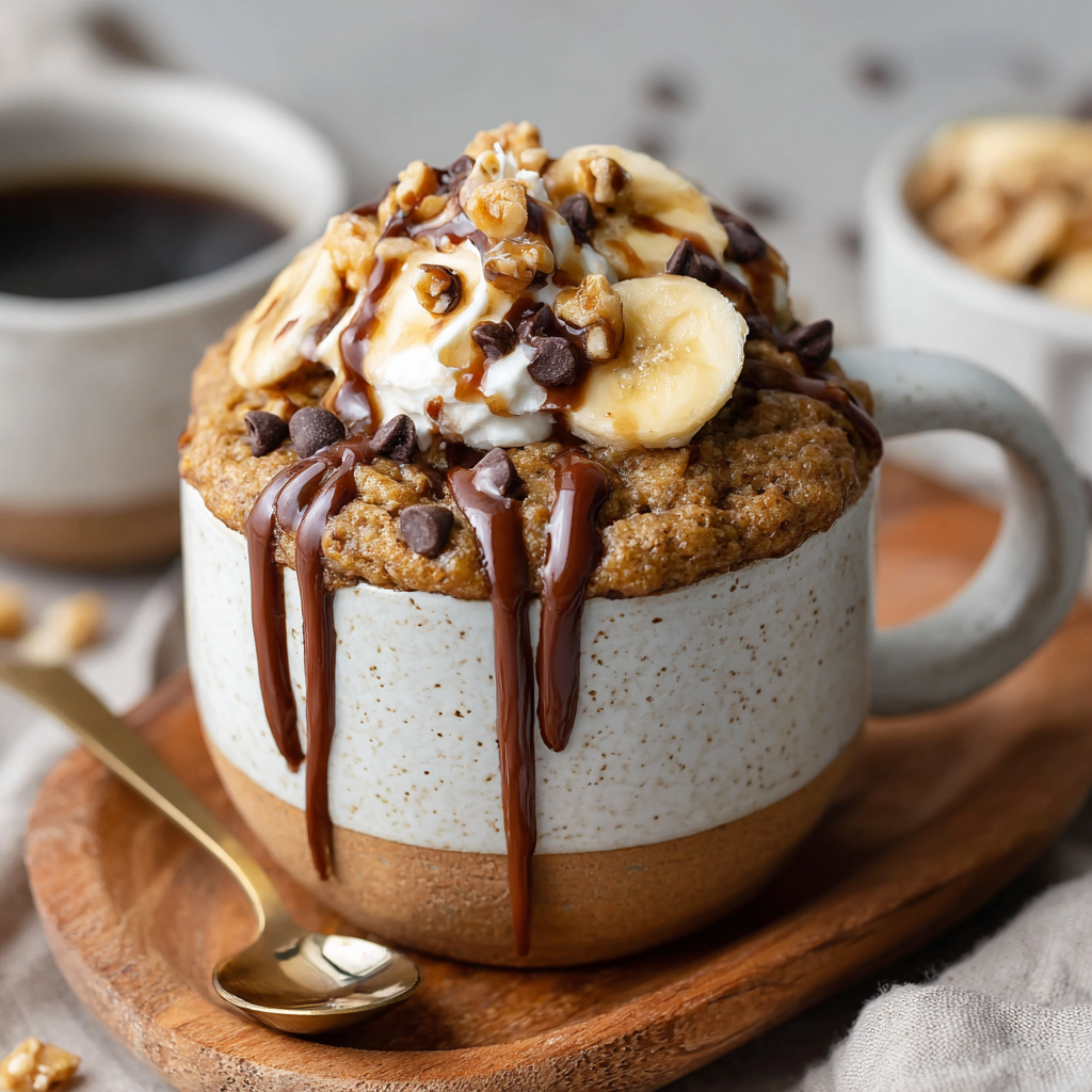 Vegan Banana Bread Mug Cake: A Quick, Healthy Dessert in Minutes