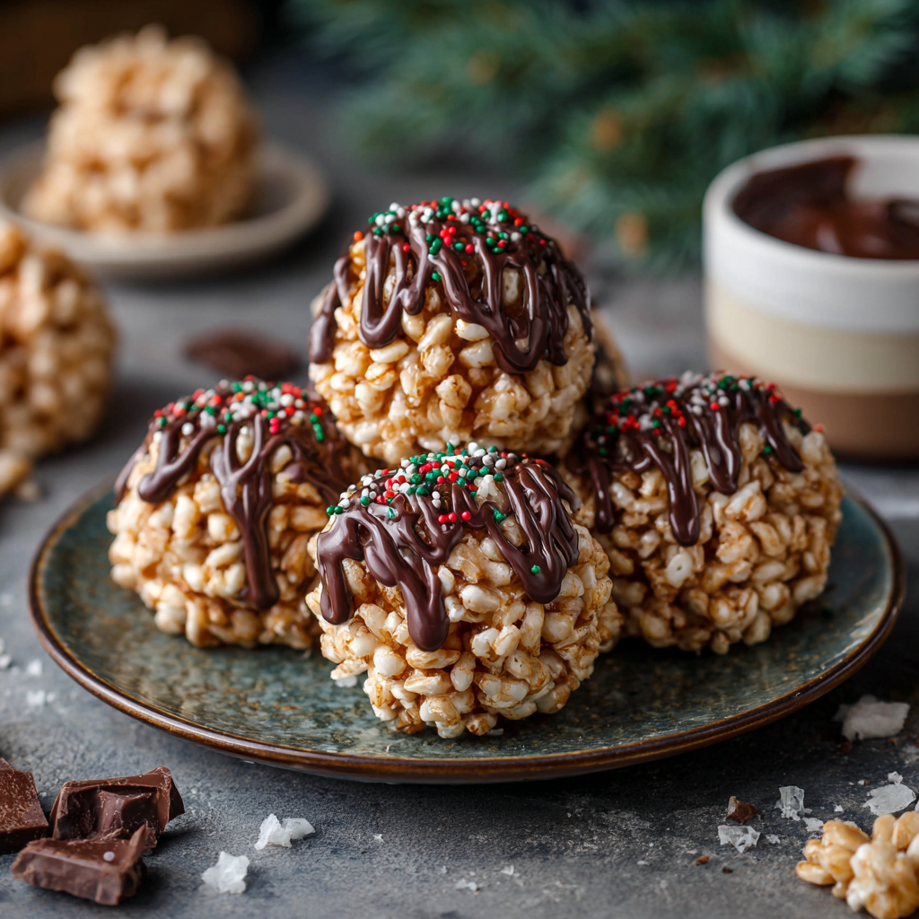 Chocolate Rice Krispies Balls: Easy No-Bake Crunchy Chocolate Treat