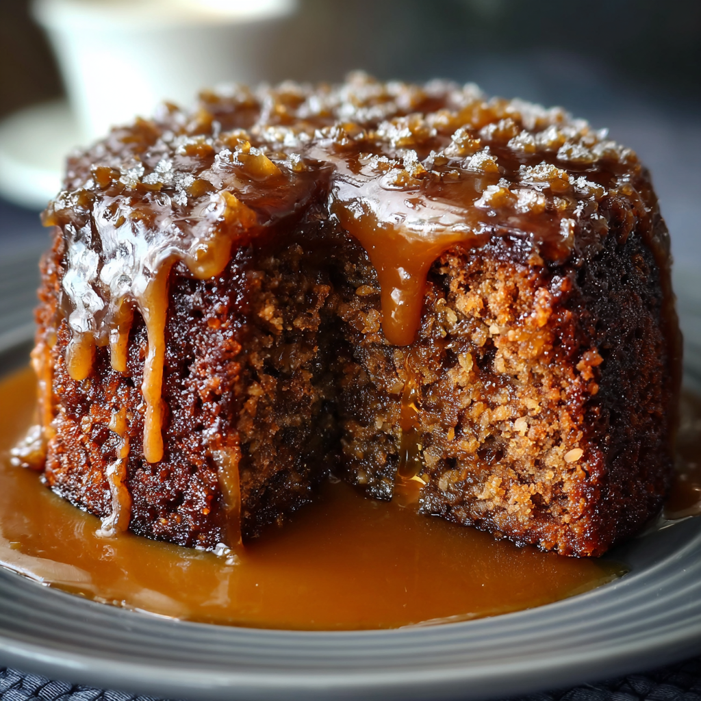 Moist Date Cake with Buttery Toffee Glaze: Irresistibly Rich and Decadent