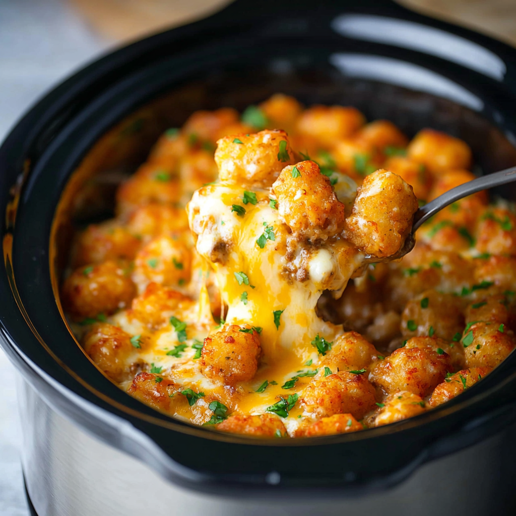 Slow Cooker Tater Tot Casserole: Comfort Food Made Easy