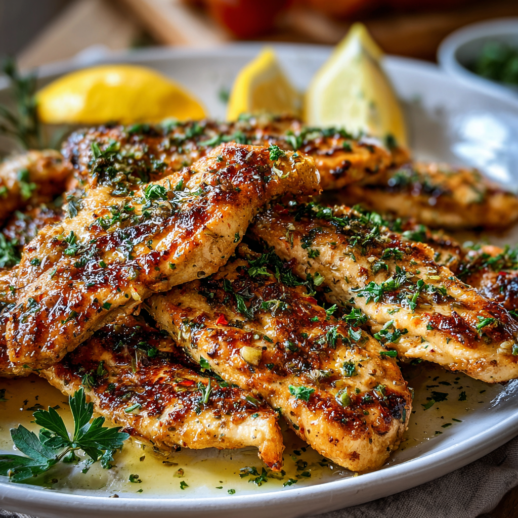 Greek-Style Chicken Strips