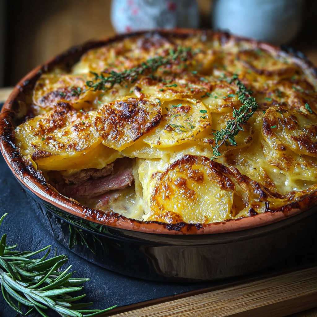The Gourmet Evolution: Beef-Infused Gratin Dauphinois