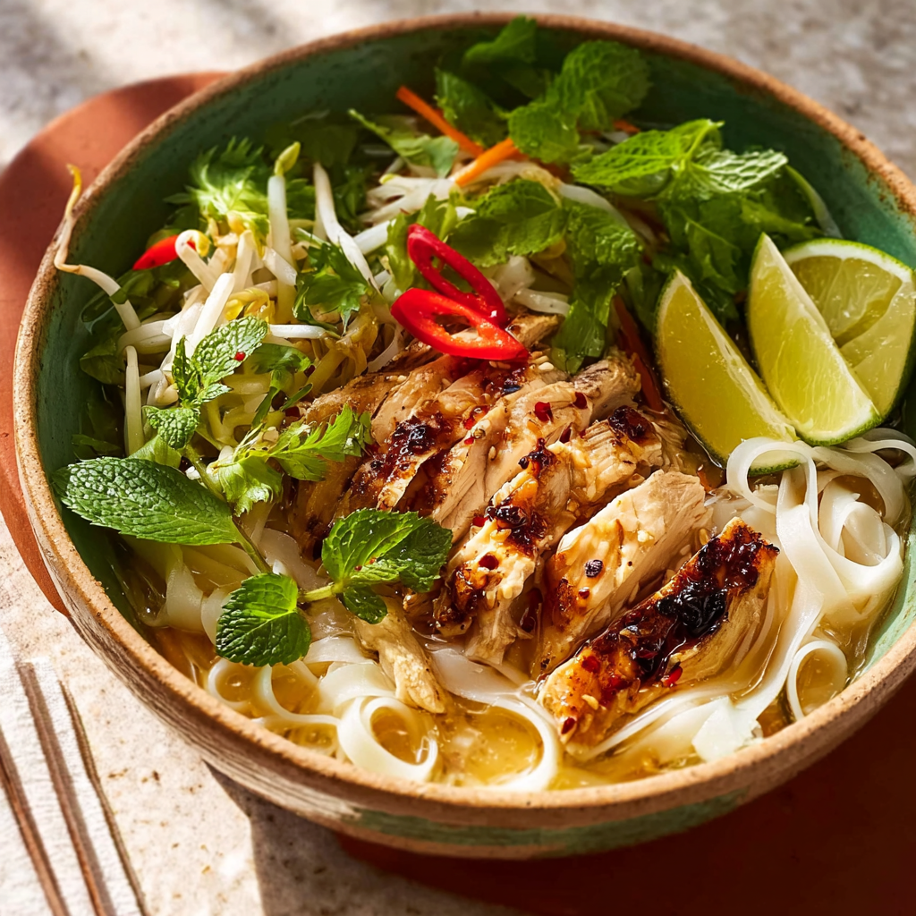 L&#8217;Art du Phở Gà : Nouilles Vietnamiennes au Poulet