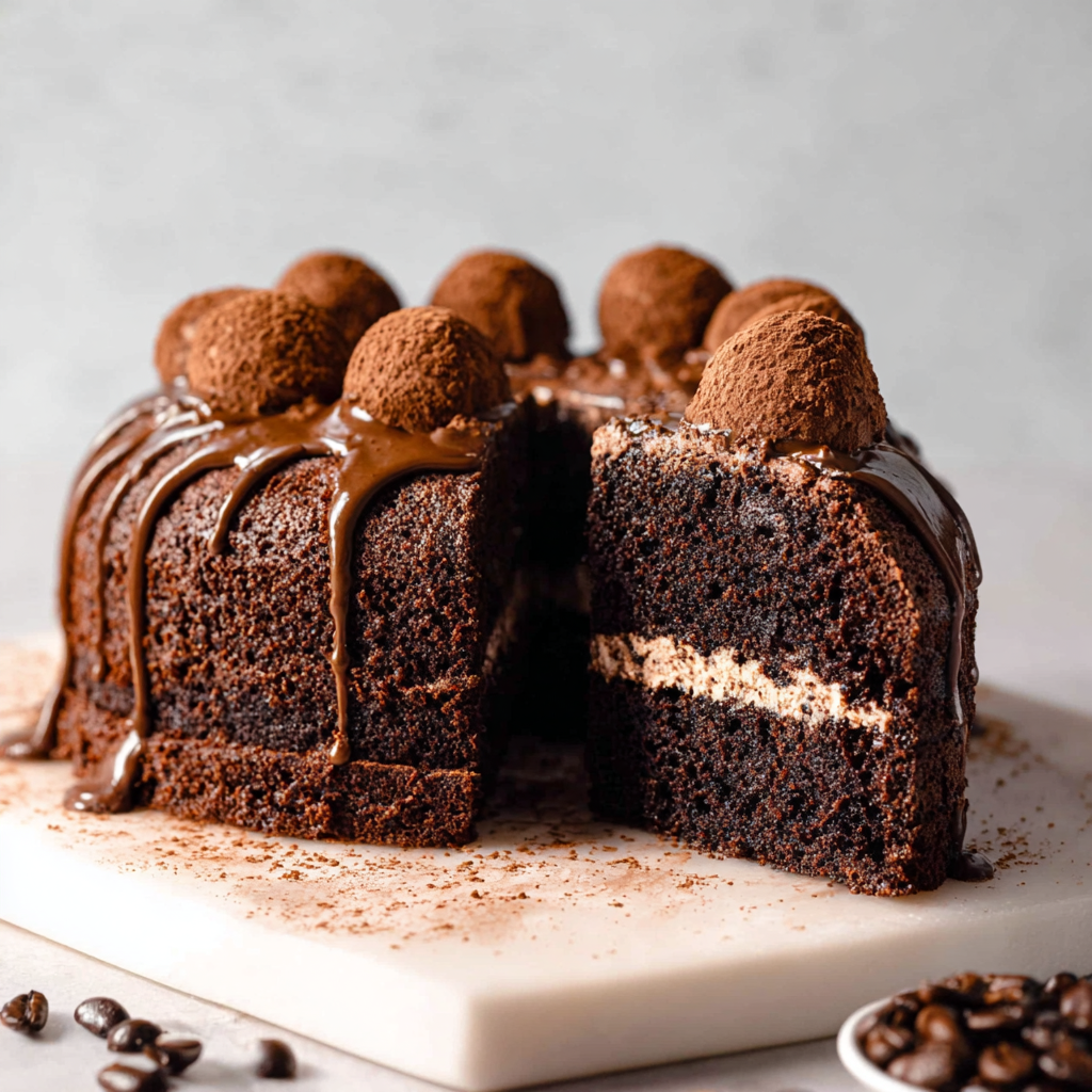 L&#8217;Architecture de la Moelleux : Double Chocolate Espresso Coffee Cake