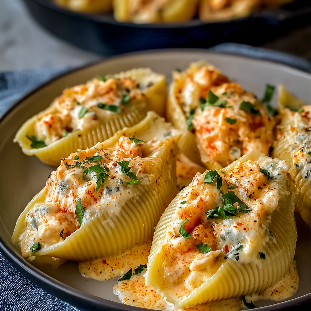 The Maritime Architect: Creamy Seafood Stuffed Shells