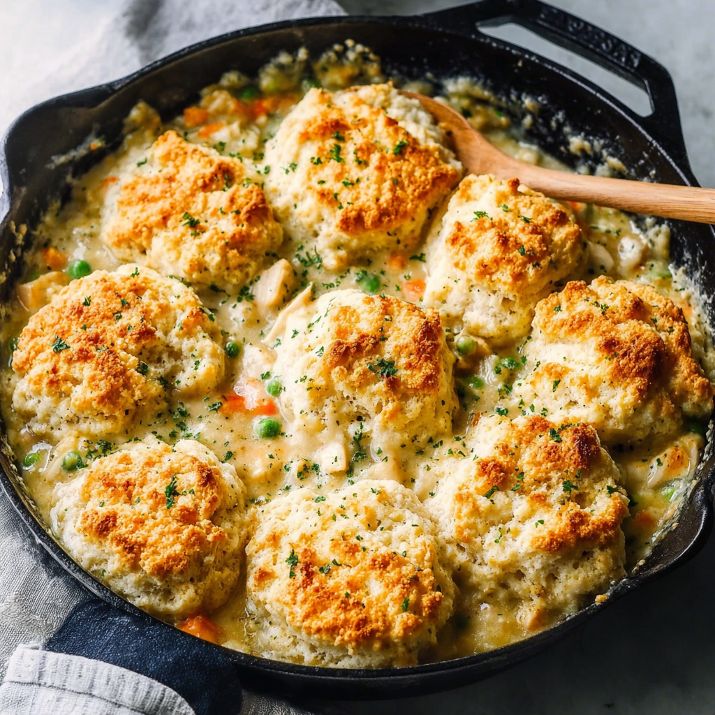 The Comfort Architect: Cheddar Bay Biscuit Chicken Pot Pie