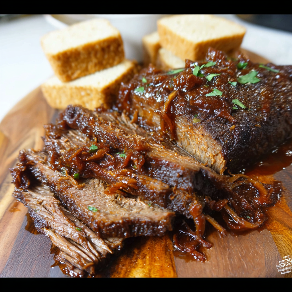 The Slow-Cook Architect: Crock Pot BBQ Brisket