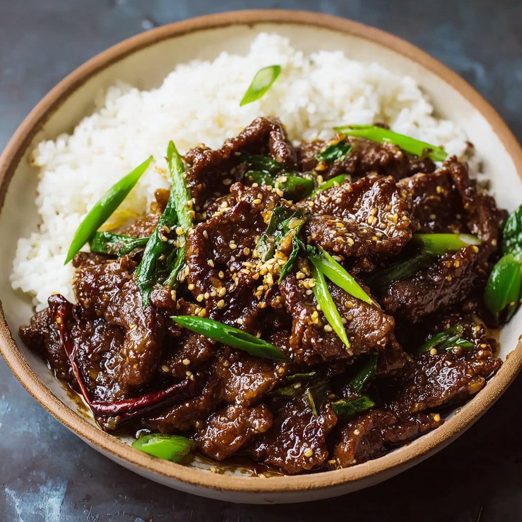 Mongolian Beef (PF Chang&#8217;s Copycat — Sweet, Sticky &#038; 25 Minutes)