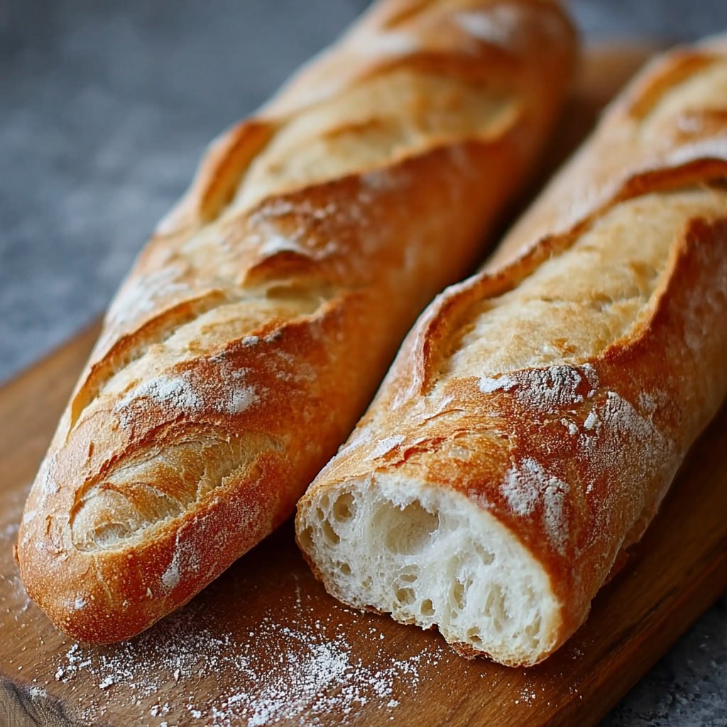 Homemade Baguette Recipe (Crisp Crust, Airy Crumb, Real Bakery Style)