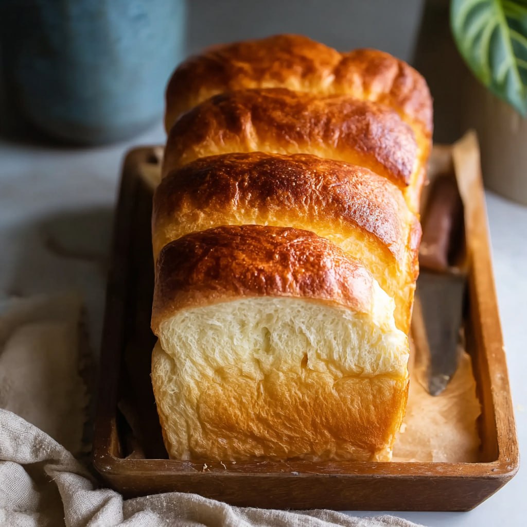 Light &#038; Fluffy Japanese Milk Bread (Tangzhong Method, Cloud-Soft)