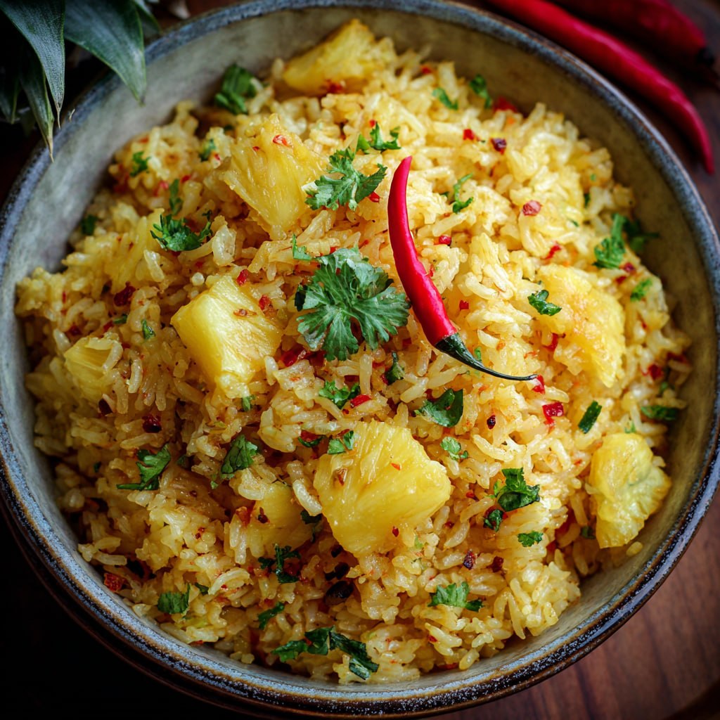 Pineapple Rice (Sweet, Savory &#038; Bursting With Tropical Flavor)