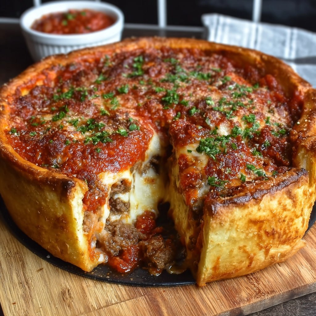 Chicago-Style Deep Dish Pizza (Homemade &#038; Foolproof in 2 Hours)