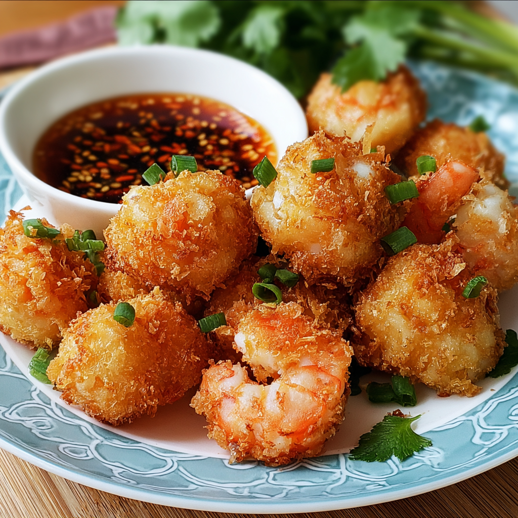 Crispy Shrimp Balls (Crunchy Golden Appetizer with Sweet Chili Sauce, 35 Min)