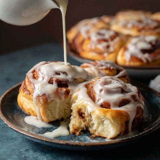 Cinnamon Rolls With Cream Cheese Icing (Soft Yeasted Rolls With Tangy Glaze, 3 Hr)