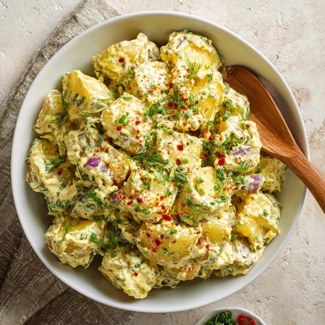 Potato Salad (American Picnic Classic With Eggs, Mayo, Mustard, Dill, 45 Min)